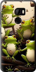 Чехол на HTC One X10 Жабки "5656u-995-17620"