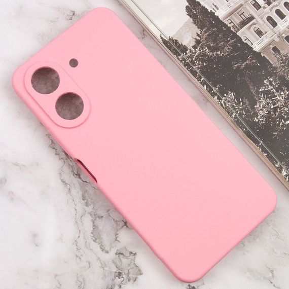 Чехол TPU GETMAN Liquid Silk Full Camera для Xiaomi Redmi 13C / Poco C65 Розовый / Pink | Зображення 1