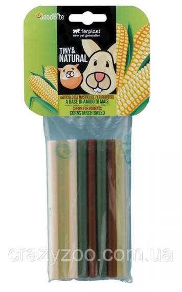 Іграшка для гризунів Ferplast TINY & NATURAL STICK 8 шт Ø 0.9 x 12.5 см 88505024 | Зображення 1