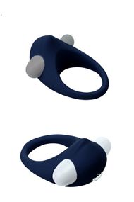 Ерекційне кільце з вібрацією Dream Toys RINGS OF LOVE STIMU RING BLUE