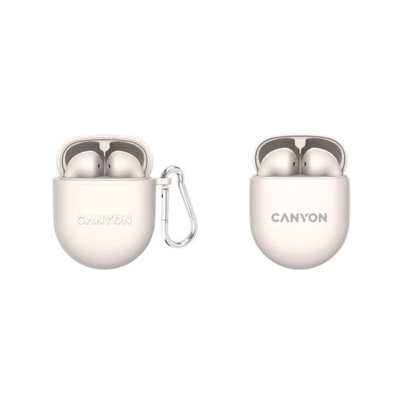 Навушники Canyon TWS-6 Beige (CNS-TWS6BE) | Зображення 4