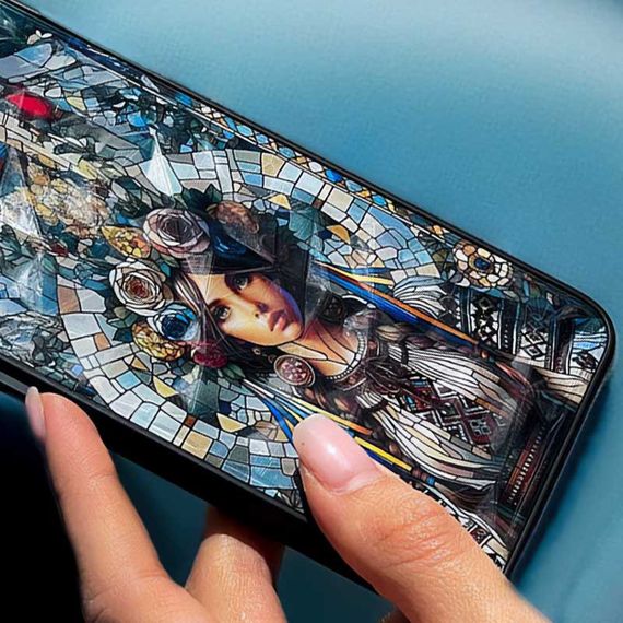 TPU+PC чохол Prisma Ladies для Xiaomi Redmi 9C Mosaic | Зображення 1