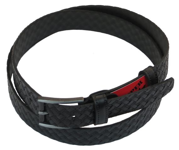 Ремень под брюки Skipper черный 3,5 см | Зображення 1