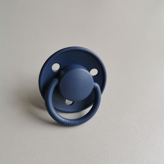 Соска пустушка Bibs De Lux Silicone Steel Blue 0-36 міс силіконова | Зображення 2