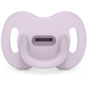 Пустышка Suavinex Colour Essence силіконова фізіологічна, 0-6 місяців, світло-фіолетова (308604)