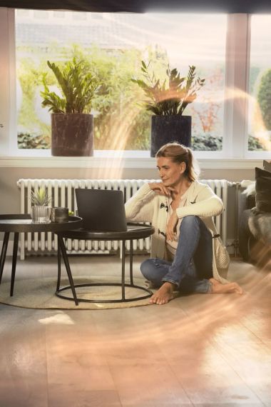 Комплект вентиляторов для радиатора SpeedComfort Duo, белый — больше тепла при меньших затратах | Зображення 1