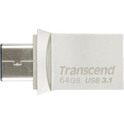 USB флеш накопичувач Transcend 64GB JetFlash 890S USB 3.1 (TS64GJF890S) | Зображення 2