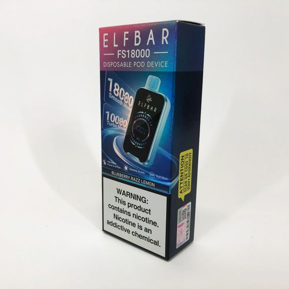 ELF BAR FS18000 5%. Синяя Малина Лимонад (Blue Razz Lemon) | Зображення 3