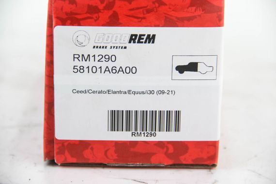 Колодки передні гальмівні Ceed/Cerato/Elantra/Equus/i30 (09-21), GOODREM (RM1290) | Зображення 2