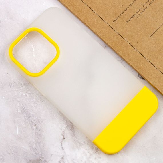 Чохол TPU+PC Bichromatic для Apple iPhone 13 Pro Max (6.7") Matte / Yellow | Зображення 4