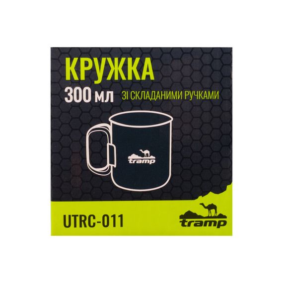 Кружка Tramp похідна 300мл зі складаними ручками, Туристична кружка трамп сталь, Складана кружка для кемпінгу риболовлі | Зображення 3