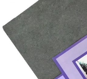 темно-серая Простынь махровая на резинке с наволочками Anisa (220х240+30 см)