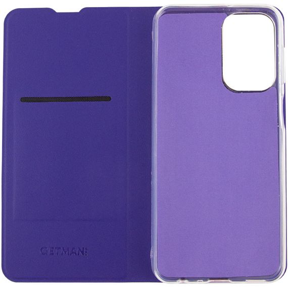 Шкіряний чохол-книжка GETMAN Elegant (PU) для TECNO Camon 19 Neo Штучна шкіра, Слот для візитки, Фіолетовий | Зображення 3