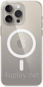 Оригінальний чохол Панель Apple MagSafe Clear Case для iPhone 15 Pro Max (MT233ZM/A)