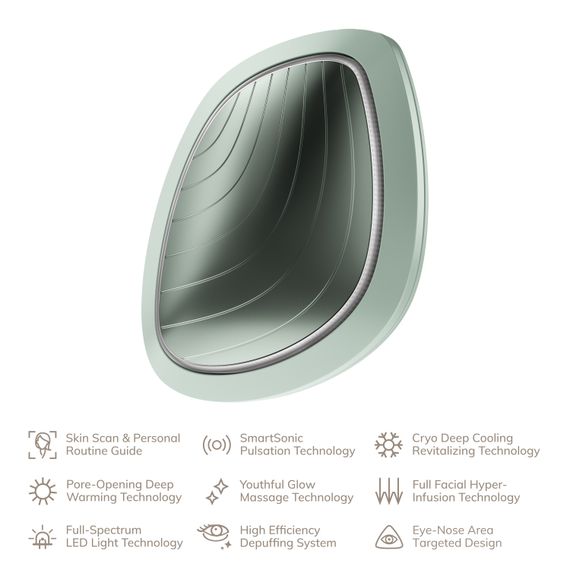 Ультразвукова маска тепло та холод GESKE Sonic Warm&Cool Mask 9в1 green | Зображення 1