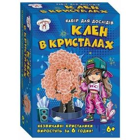 Набір для експериментів.Клен в кристалах (персикове)