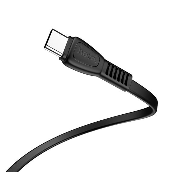 Кабель HOCO X40 USB to Type-C 3A, 1m, TPE, TPE connectors, Black | Зображення 2