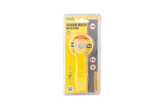 Зажим массы Mastertool - 200А x 4,5 кг x 50 мм магнитный (81-0192) | Зображення 2