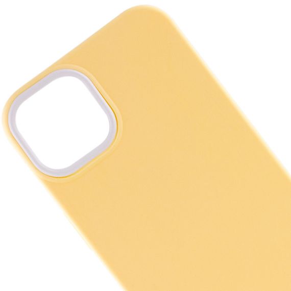 Чохол TPU+PC Bichromatic для Apple iPhone 11 Pro Max (6.5") Силікон, Creamy-yellow / White | Зображення 1