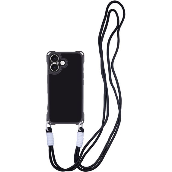 Чохол TPU CrossBody with straps для Apple iPhone 16 Plus (6.7")