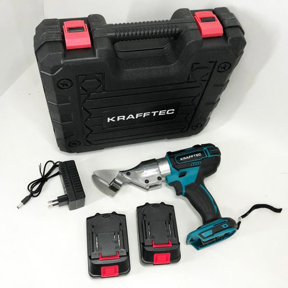 Акумуляторні ножиці по металу Krafftec DJS130R, Електроножиці по металу для профілю DS-88 | Зображення 9