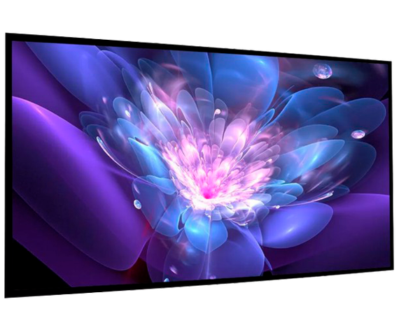 Проекционный экран натяжной на раме ALR LedProjector Black Crystal, 100" (Black-Crystal-100"_10799)