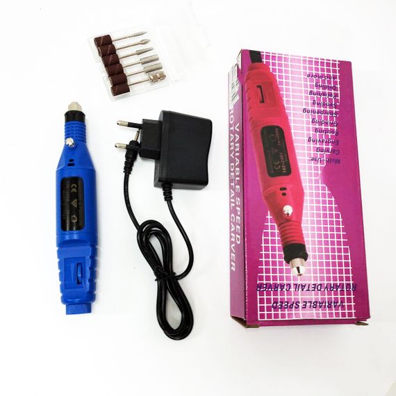 Ручной фрезер для ногтей SmartUs CBM-033 для маникюра и педикюра в домашних условиях. EC-889 Цвет: синий | Зображення 4