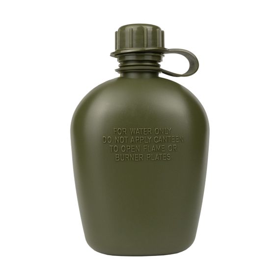 Фляга-каністра Tribe Canteen Olive 1 л, похідна питна фляга для риболовлі, туристична фляга тріб кемпінг ЗСУ | Зображення 1