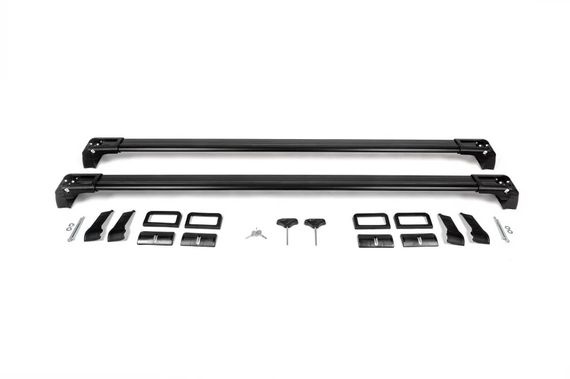 Поперечени у штатні місця під ключ Wingbar V3 (2 шт) Сірі для Toyota Land Cruiser 200 2007-2021 рр | Зображення 2