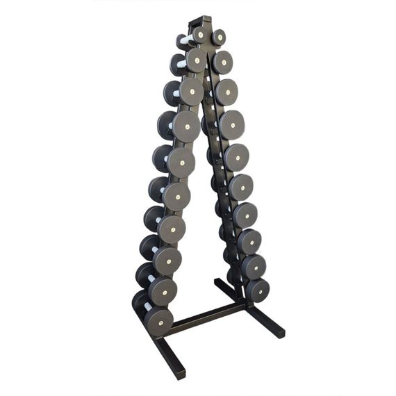 Гантельний ряд зі стійкою Profi NE-PS-222-022 від 1 кг до 10 кг