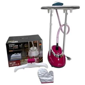 Отпариватель вертикальный стационарный с телескопической стойкой для одежды 3000Вт Zepline ZP-129 Красный