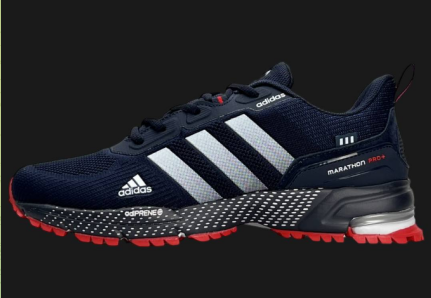 Чоловічі кросівки Marathon Pro+ Navy Red текстиль  весна / лето / осень A3620 44 28 см