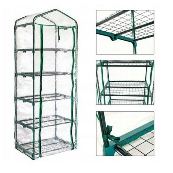 Міні-теплиця парник 5 полиць 69х49х195 см Bonro Бонро B-2201 (42401054) | Зображення 9