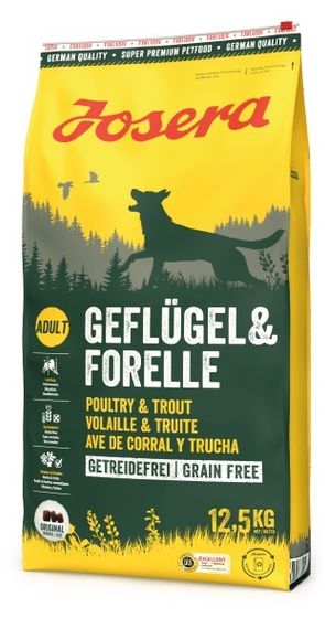 Сухий корм для собак з птахом та фореллю Josera Geflugel & Forelle 12.5 кг
