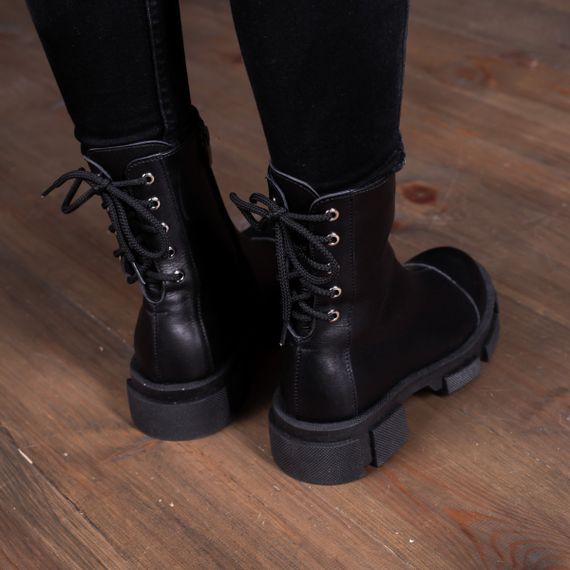 Ботинки женские Fashion Jinx 3344 37 размер 24 см Черный | Зображення 5