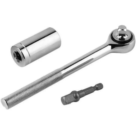 Тріскачка з універсальною головкою TOOL 7-19мм зможе замінити цілий набір торцевих головок | Зображення 4