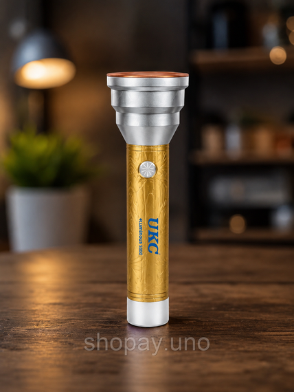 Ручний ліхтарик S 300 / Ручний ліхтарик S300 із зарядкою від Type-C / LED-ліхтар UKC Luminous S300