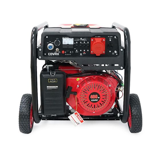 Генератор бензиновий COVAX XL15000CV-E2-lll-ATS, 8.0kW, 220V-380V, 50Hz, DC12V, 18HP, Electric Starter, tank 25L, 705x560x570mm | Зображення 1