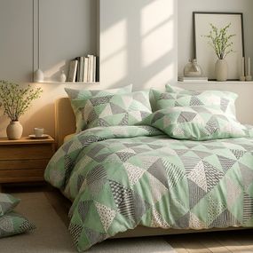 Комплект наволочок SoundSleep Abstract Магія відчуттів бязь 70х70 см 2 шт зелений (2800004889438)