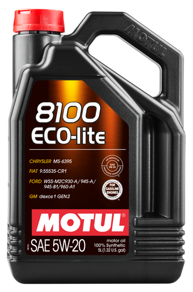 Моторна олива Motul 8100 Eco-lite SAE 5W-20 5л.