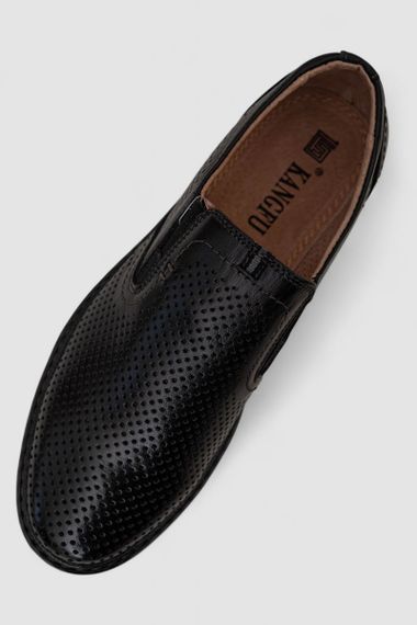 Туфлі чоловічі з перфорацією, колір чорний, 243RB1802 | Зображення 1