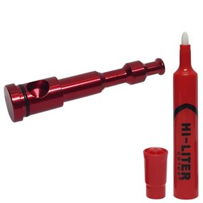 Кальян Стелс Трубка В Виде Маркера "Hi-Liter Red"