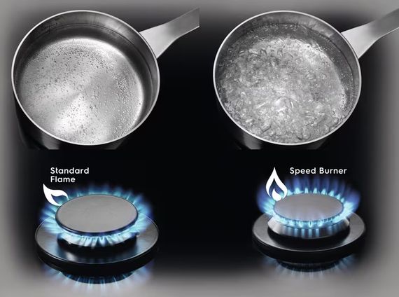Варочная поверхность Electrolux газ на стекле KGG6437K | Зображення 9