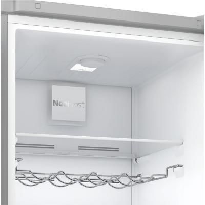 Холодильник з нижньою морозильною камерою BEKO RCNA366K30XB, нержавіюча сталь (RCNA366K30XB) | Зображення 3
