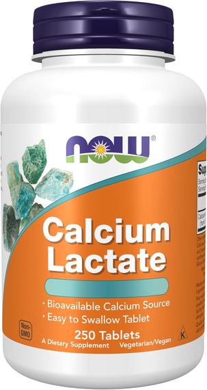 Кальций NOW CALCIUM LACTATE 250 TABS