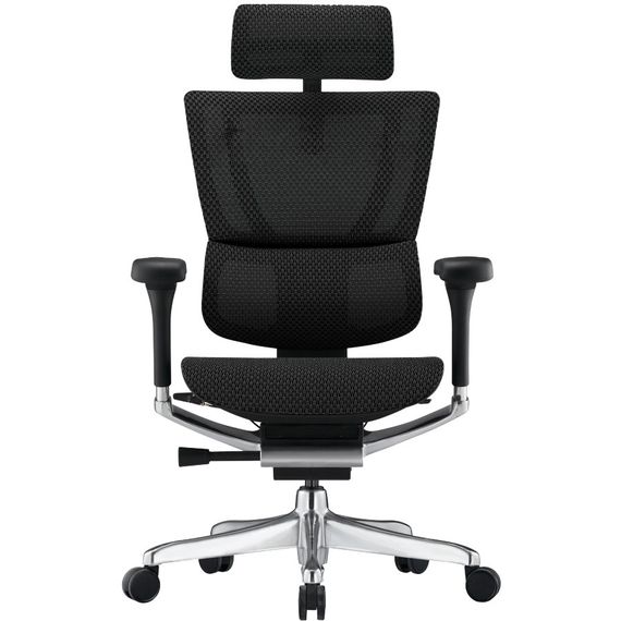 Кресло компьютерное MIRUS-IOO 2 (IOOE2-AB-HAM-5D-L) сетка Т-168-B1 Black | Зображення 1