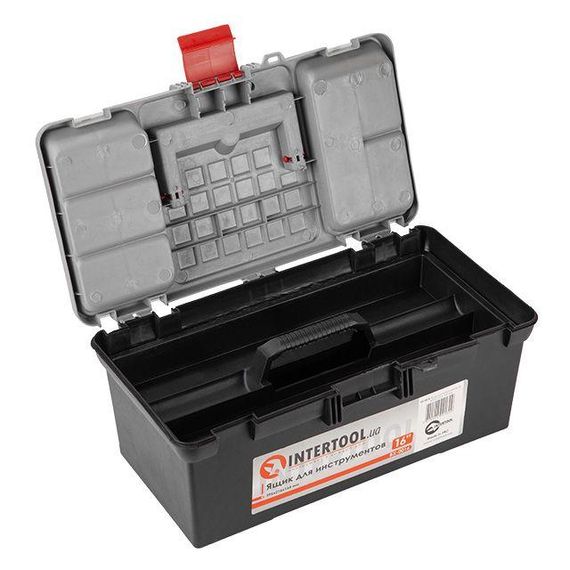 Ящик для інструментів 16" 396*216*164 мм INTERTOOL BX-0016 | Зображення 1