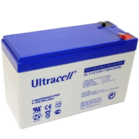 Ultracell UL7-12 7A•г 12В Свинцево-кислотна акумуляторна батарея