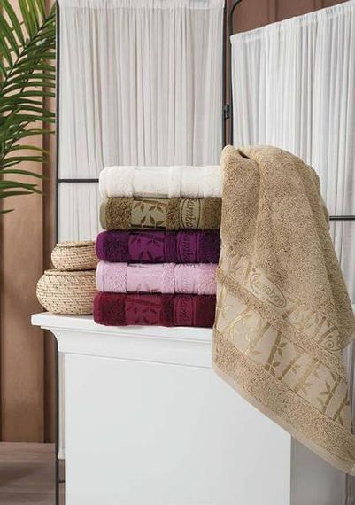 Полотенца Pupilla Gold 70х140см Бамбук набор 6шт