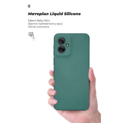 Чехол для мобильного телефона Armorstandart ICON Motorola G55 5G Camera cover Green (ARM81209) | Зображення 6